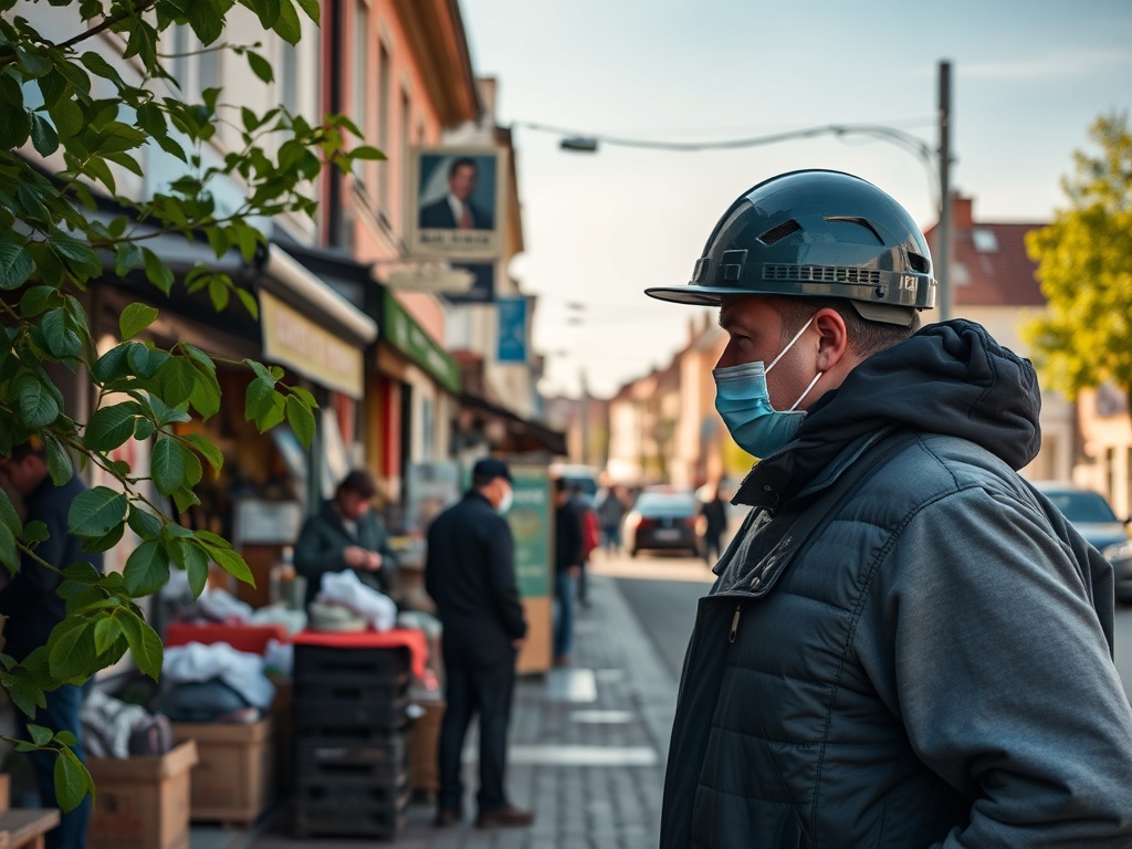 Logo Gminy Puławy z symbolem kropli wody i flagą Unii Europejskiej, symbolizujące poprawę jakości wody dzięki funduszom UE.